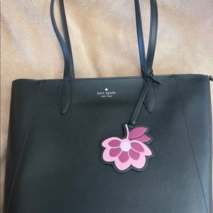 Kate Spade Dana Tote, Black, Saffiano PVC